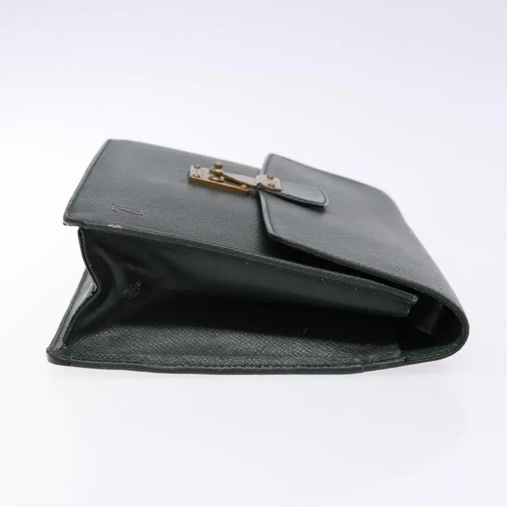 Louis Vuitton Taiga Pochette Kourad Clutch Bag Epicea Green